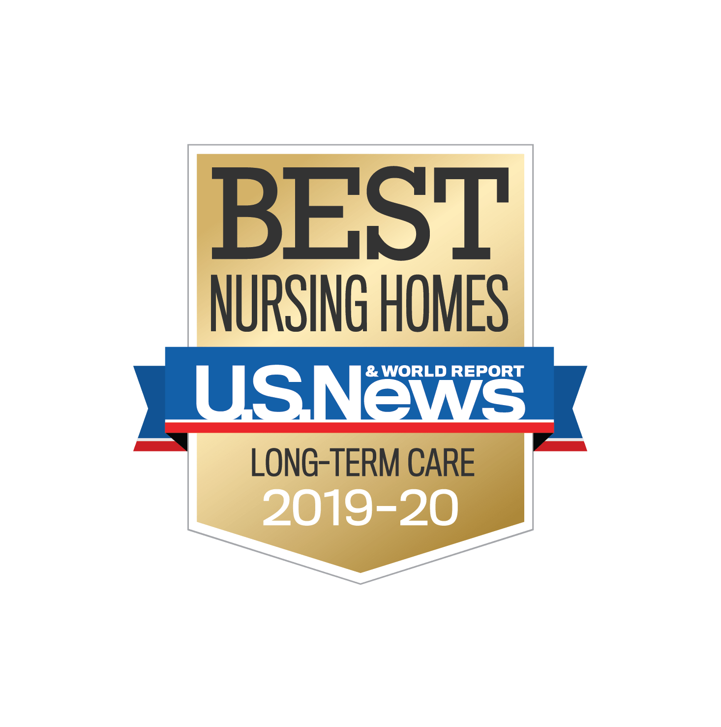 Best Nursing Homes For Long Term-Care 2019-2020 badge