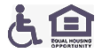 Equal housing opportunity and handicap icon